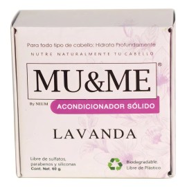 Acondicionador Solido Mu&me Lavanda 60gr