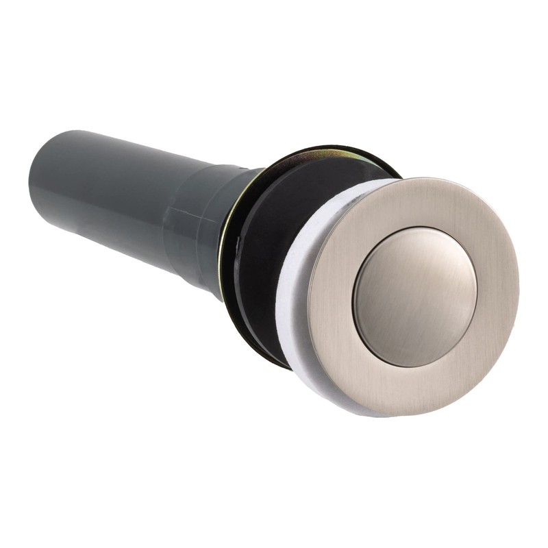 RecPro RV Bathroom Faucet Tall Spout Brushed Nickel with Drain