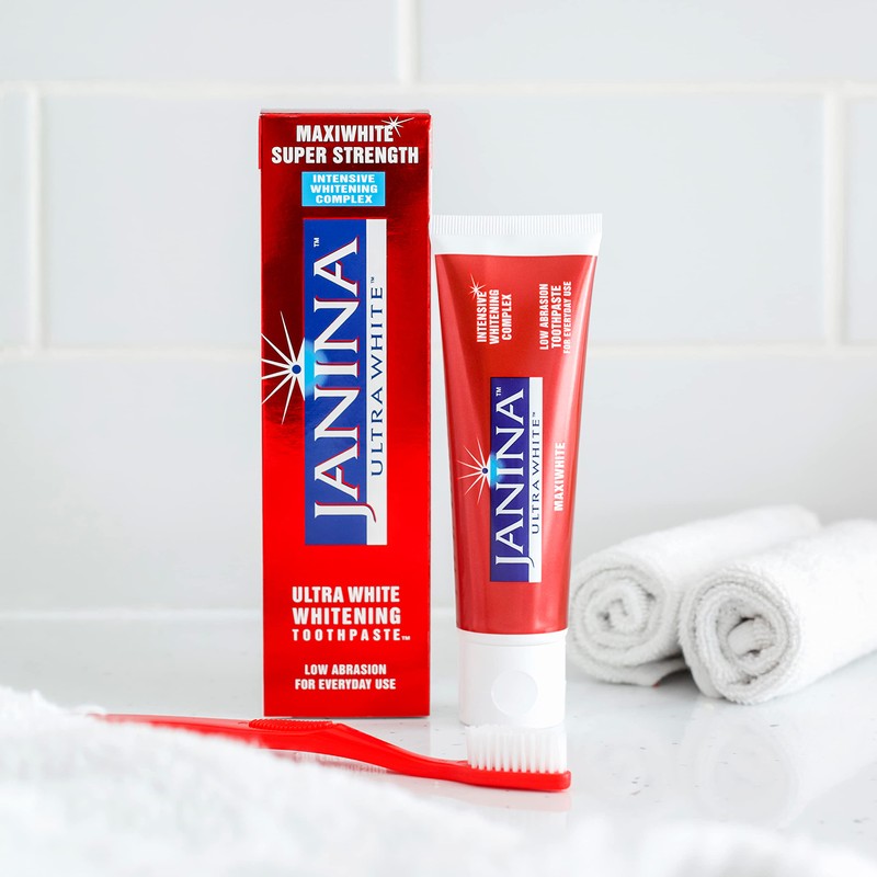 Janina Ultra White 75ml Maxi White Super Strength Whitening Mint