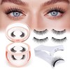 Mayhug Magnetic Eyelashes Kit Natural Look Reusable Fluffy Magnetic Lashes