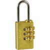Kasp 110 Brass Combination Padlock K11020D Padlock-20mm, Gold, 20 mm