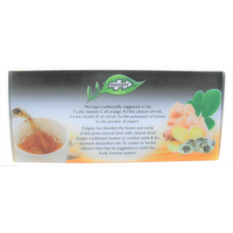 Dalgety Moringa with Ginger Herbal Tea (Pack of 3)