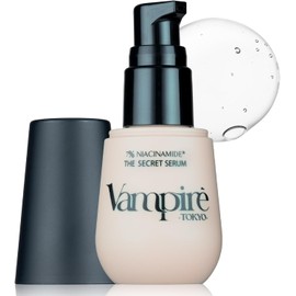 VampireTOKYO 7%Niacinamide  The Secret Serum for Skin Aging - Retinol, Isoflavones, CICA, Fullerene, Vitamin C Derivatives, Anti-Aging, Hydration, Wrinkle Care for Dry & Mature Skin, Made in Japan