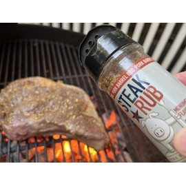 BBQ Dad Gifts for Men - Pork Barrel BBQ Spices and Seasonings Sets - BBQ Gift Set - Grill Holiday Spice Basket: Pork Rub, Steak Seasoning and BBQ Rub, and Chicken Seasoning and BBQ Rub (Steak Seasoning)