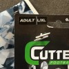 Cutters Game Day Elite Football Gloves Adult L/XL White Diamond