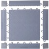 ISL Garage Tile, Solid Side Parts, Male Type, Gray, Set
