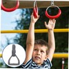 KOMBIUDA 2 Pcs Adjustable Gymnastic Rings with Thick Straps Premium