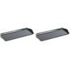 Reston Lloyd Calypso Basics Tidbit Tray, Grey (Pack of 2)