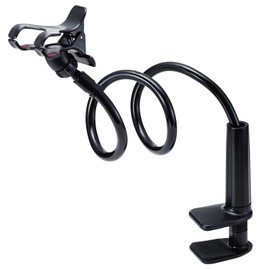 Elecom P-DSLARM100BK Suaho Stand, Arm Type, 39.4 inches (100 cm), Black