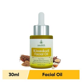 Neolith Kimsukadi Facial Oil- Ayurvedic blend of 16 herbs like Sandalwood, Saffron, Jojoba oil for Radiance, Complexion and Brightening 30ml - 100% Natural Kesaradi oil