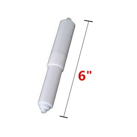 Colorsheng Fit-All Style White Toilet Paper Roller Replacement/Plastic-Spring Loaded (Pack of 4)