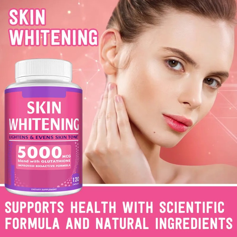 Cpsulas De Glutatin, 5000 Microgramos, 120 Cpsulas Sin Sabor