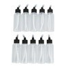 10Pcs Hair Oil Bottle 60ml Leakproof High Temperature Resistant Transparent