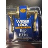 WEISER LOCK DOOR LEVER BED&BATH