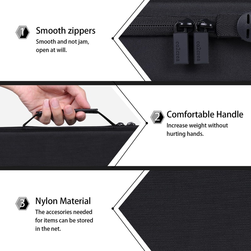 co2CREA Hard Travel Case replacement for Hercules DJ DJControl Starlight