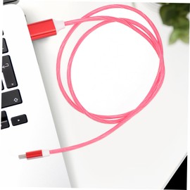 jojofuny 6pcs Type- Charging Cables Flowing Lights Watermelon TPE Material Fast Charging Phone Cable for Smartphones