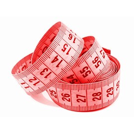 Measuring Tape 150 cm incl. Storage Box, Dressmaking Tape Measure, Measuring Tape, Many Colours Available