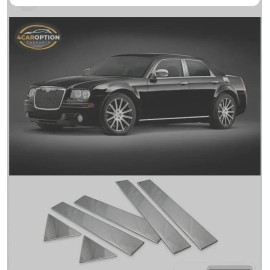 EZ Motoring For 2005-2010 Chrysler 300/300C Dodge Magnum 6pcs Door Pillar Post Trim Covers