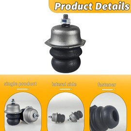 Yukauto Rear Bump Stops, Fit for Toyota 1998-2003 Sienna Rear Axle Jounce Bumpers (1 Pair)