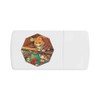 'Anime Cat with Fish Pond' Pill Box with Tablet Splitter