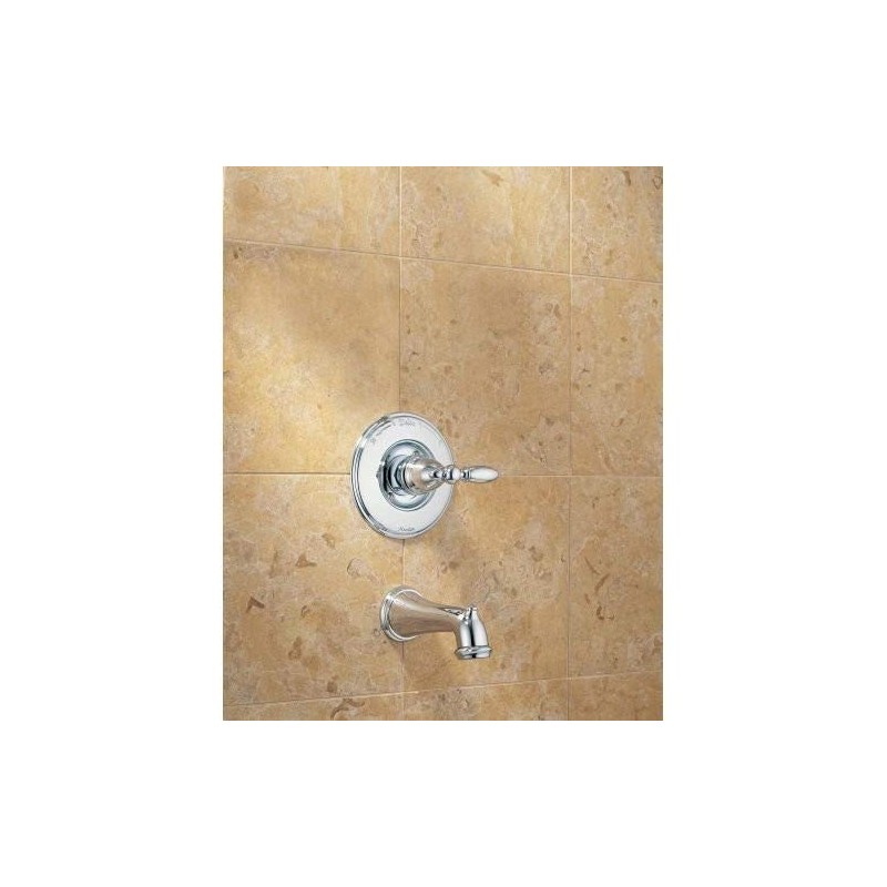 Delta T14155-LHP Victorian Monitor 14 Series Bathtub Trim Without Handle,