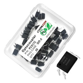 Chanzon 50pcs PC817 Optocoupler PC817C DIP Installation DIP-4 50%-600% Transfer Ratio 4pin Optocouple Compatible with EL817C/LTV817C/FL817C/el817 Optical Isolator