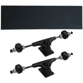 Havok Skateboard Trucks, Wheels, Bearings, Grip, Hardware Truck Package (Black, 5.25 (8.0")