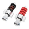 2PCS 112mm Rear Shock Absorber Aluminum Alloy Red Black for
