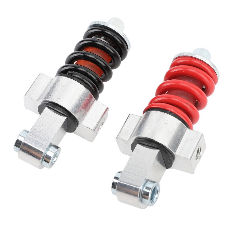 2PCS 112mm Rear Shock Absorber Aluminum Alloy Red Black for