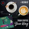 ST REMIO Coffee Pods Single Serve Cups, Dark Roast, Compatible