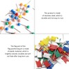 500 Pins, 20 Flag Positioning Pins, Map Pins, Decorative Pins,