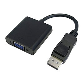 4xem Display Adapter 10 in 20 Pin DisplayPort (M) to 15 Pin HD DSub (HD15) (F), Black (4XDPMVGAFA10)