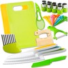 40Pcs Kids Knife Set for Real Cooking: Montessori Kitchen Tools
