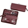 Manicure Case 6-Piece No. 01 Bordeaux