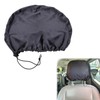 2 Pack Satin Car Headrest Cover Hair-Saving Satin Headrest Cover