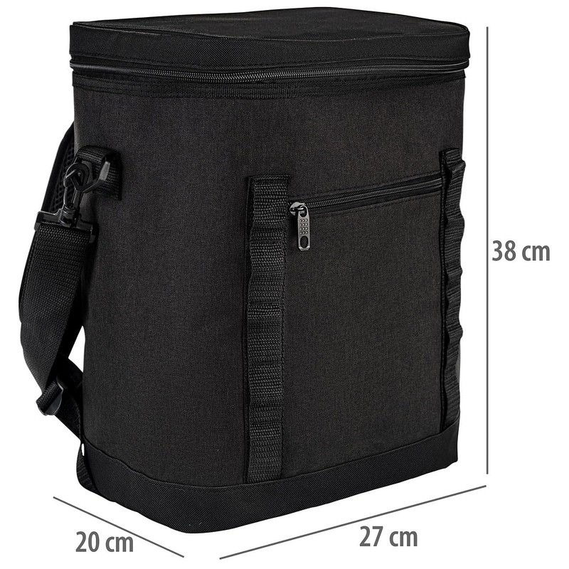 Xcase Kühltasche Rucksack: Kühlrucksack mit Schulterriemen und Vordertasche, mit Reißverschluss