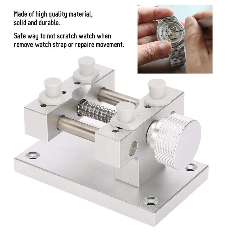 YUYTE Watch Strap Removal Device, Metal Adjustable Watch Case Holder