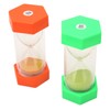 2Pcs Sand Timer 20 Minutes Hexagonal Shape Durable Plastic Widely