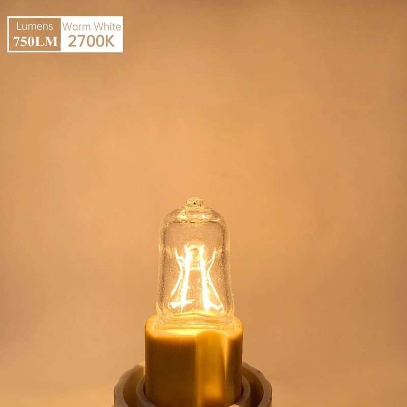 RuLEDne G9 Halogen Bulbs 60W 2800K Warm White 750lm Clear