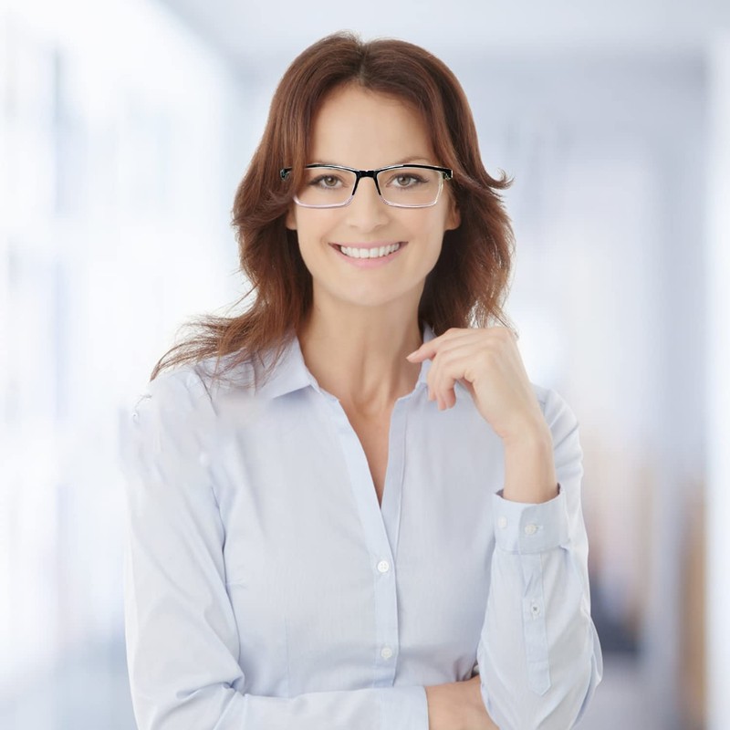 Outray 4-Pack Reading Glasses for Men Blue Light Blocking Half