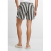 Urban Classics Men's Swim Trunks, Black/off-white, M