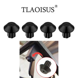 TLAOISUS WB2K101 WB02T10461 Stove Grate Rubber Feet fit GE Kenmore 247410 Range Burner Cooktop Grate, 3/16" Hole Gas Stove Top Grate Feet Compatible AP2622260 PS241358 (16 Pack)