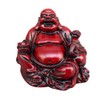 VOSAREA Laughing Buddha Statue Resin Maitreya Buddha Statue Fengshui Figurine