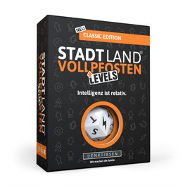 DENKRIESEN Stadt Land VOLLPFOSTEN® - Levels - Classic Edition - Intelligence is Relative.