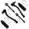 SCITOO 6pcs Front Suspension Kit Outer Inner Tie Rod End