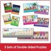 Hand2mind Set Rompecabezas Numberblocks Juguete Didáctico Niños