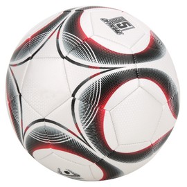 Double Layer Anti Explosion Training Football Size 5 Professional Wear Resistant Adults Teaching Soccer(Colorful Red )