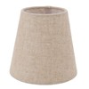 Small Lamp Shades,6Pcs Clip On Lamp Shade,Drum Linen Fabric Small
