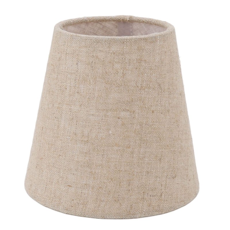Small Lamp Shades,6Pcs Clip On Lamp Shade,Drum Linen Fabric Small
