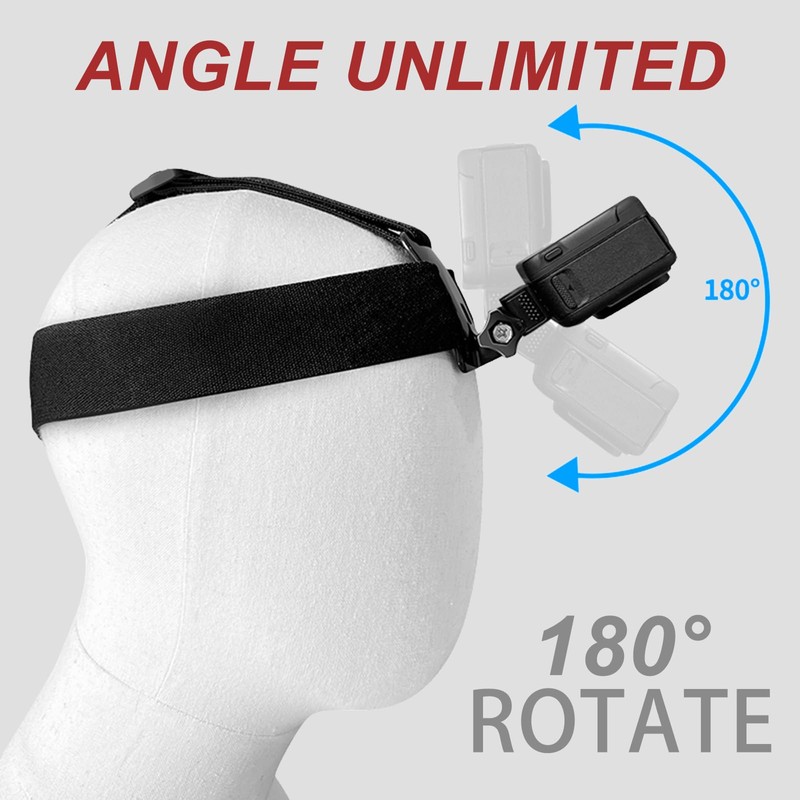 Pocket 3 Head Strap Mount, Hat headband Mount Compatible with